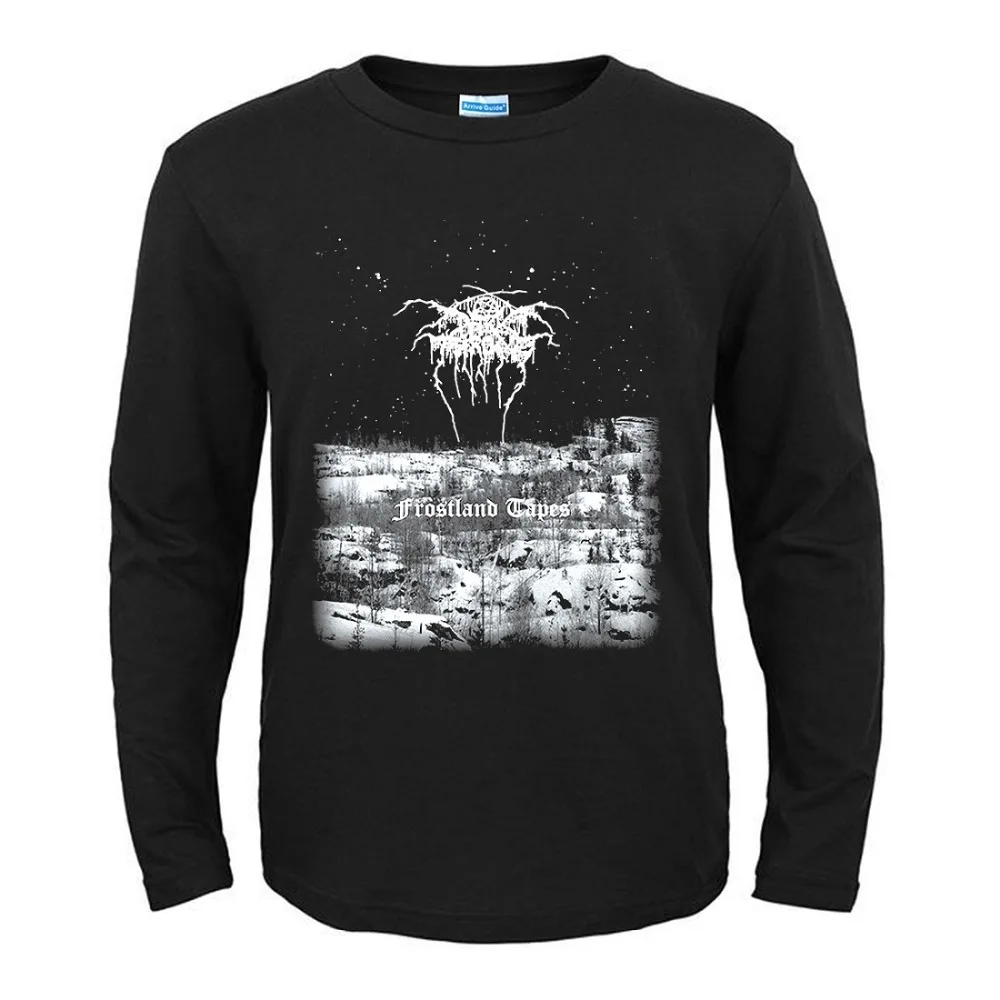 8 дизайнов Darkthrone рок рубашка 3D фитнес Hardrock тяжелый темный металл панк Хлопок Уличная длинные рукава черная футболка