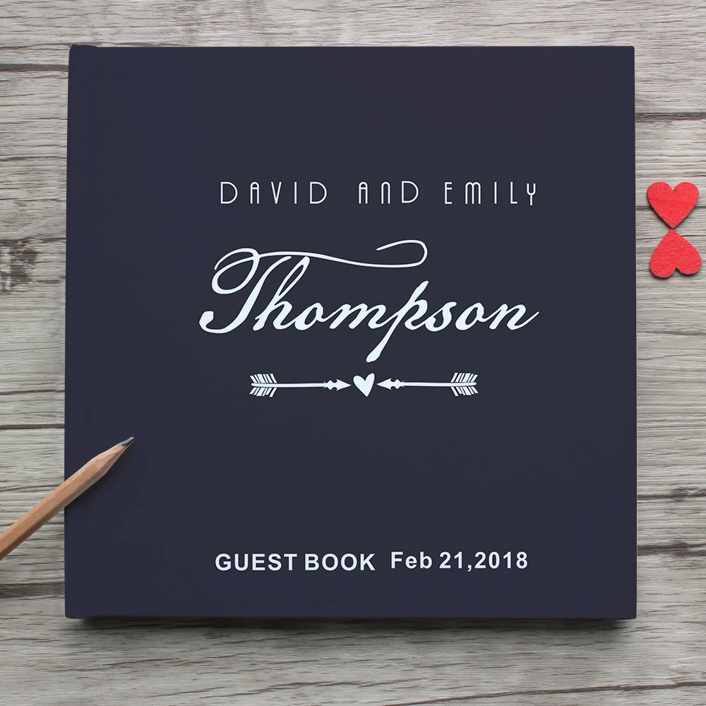 Custom Wedding Guestbook for Signature,