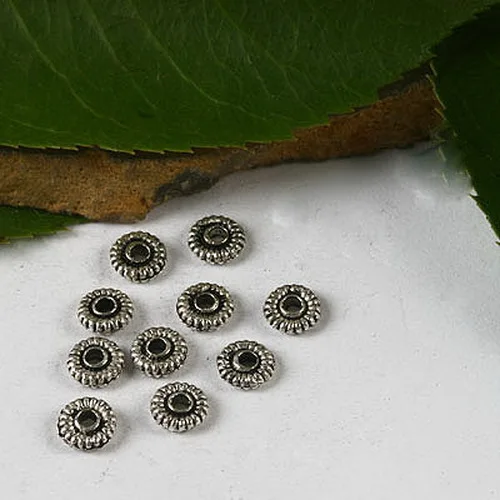 

400pcs Tibetan silver daisy spacer beads h2995