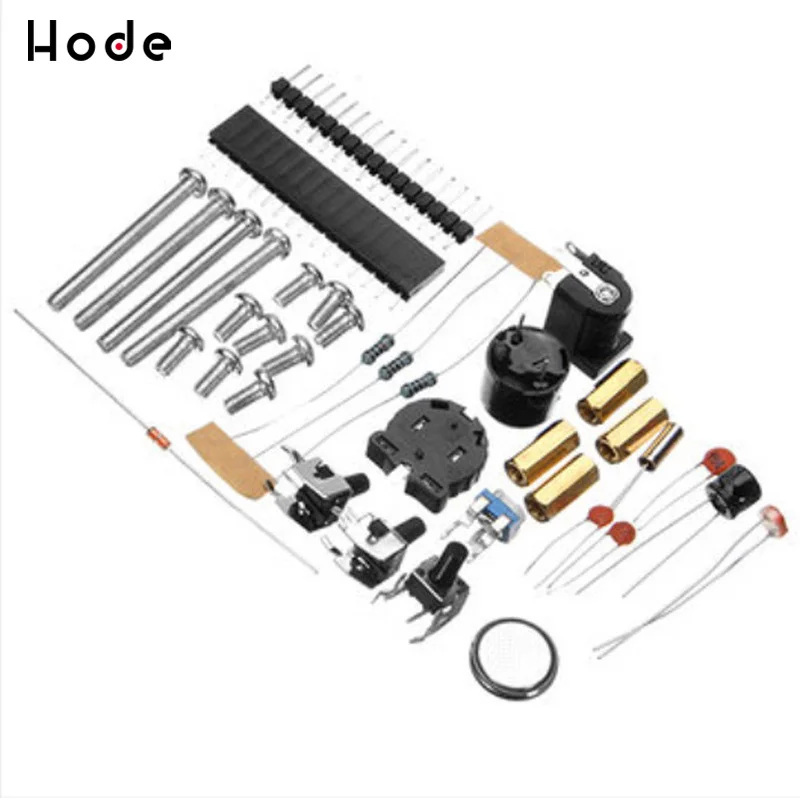 1602 ЖК-дисплей 3-канальный блок питания с будильник DIY kit цифровые часы набор для