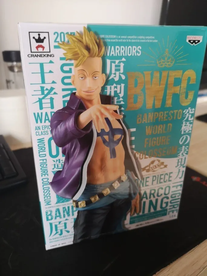 21 см оригинальная аниме одна штука ПВХ Марко белая борода Пиратская игрушка