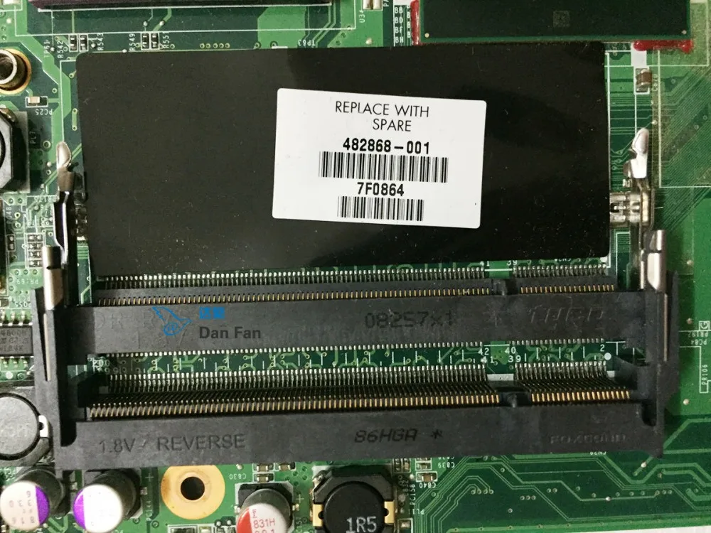 Материнская плата для ноутбука HP Paviion DV5 482868 001 + процессора 100% протестирована
