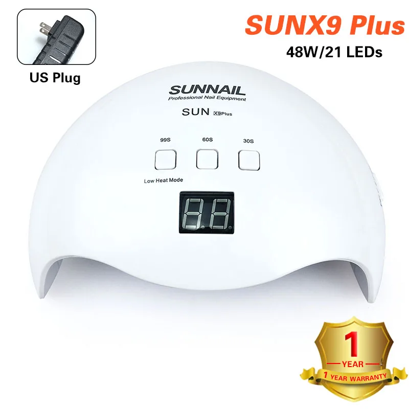 SUNX Plus 80 Вт/72 Вт УФ-лампа для сушки светодиодный светильник для ногтей для отверждения гель-лака для ногтей маникюр Солнечный свет авто сенсорная машина инструменты для ногтей - Цвет: US SUNX9