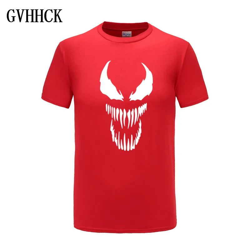 Venom Футболка мужская мода футболка аниме оригинальность Человек-паук хлопок Футболка Европейский Размер Уличная фильм топы тройник