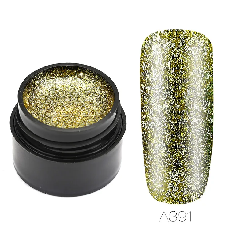 RFA391 ROSALIND Gel Nail Polish Set Shiny Platinum Nails Art For Manicure Hybrid Gel UV Colors Top Base Coat Primer Hybrid Varnishes - Цвет: RFA391