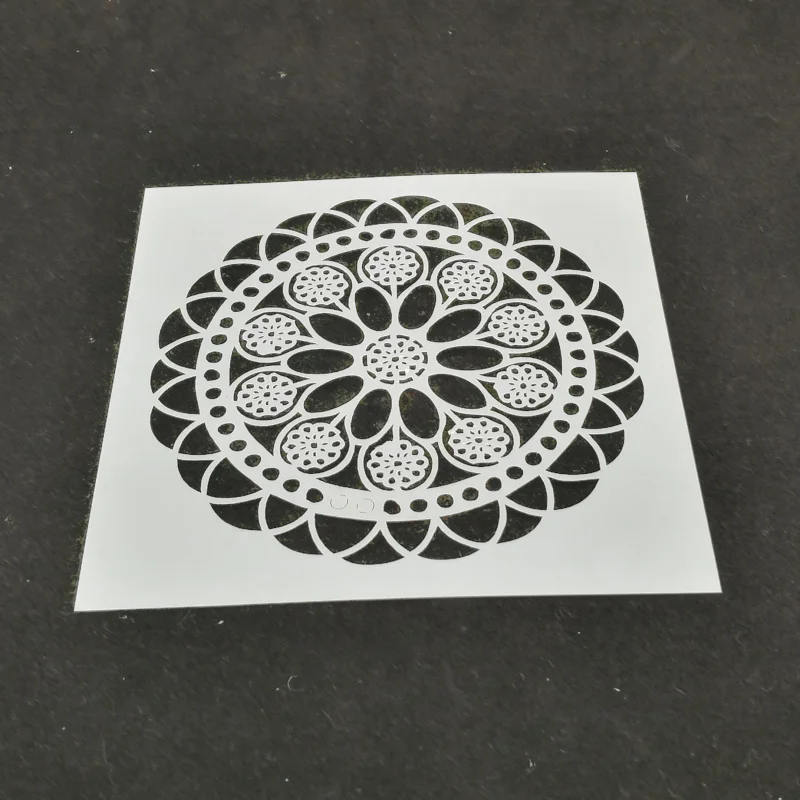 

13*13 Flower pad pvc Layering Stencils for Diy scrapbook Drawing Color Spray Stencil,painting stencil,home decor diy etc