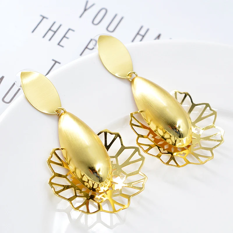 Sunny Jewelry Bohemia Big Earrings For Women Long Drop Dangle Statement Wedding Flower Engagement | Украшения и аксессуары