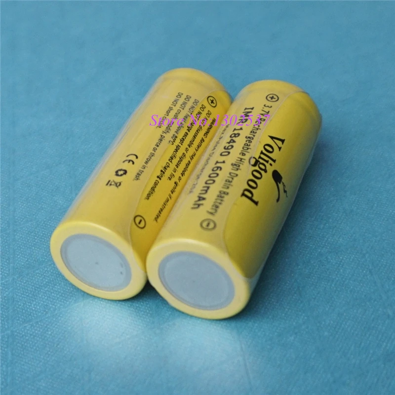 

High power Voligood 18490 3.7V 3.6v 1600MAH IMR 20AH Rechargeable Li-ion lithium-ion chargeable Battery Cell for power supply