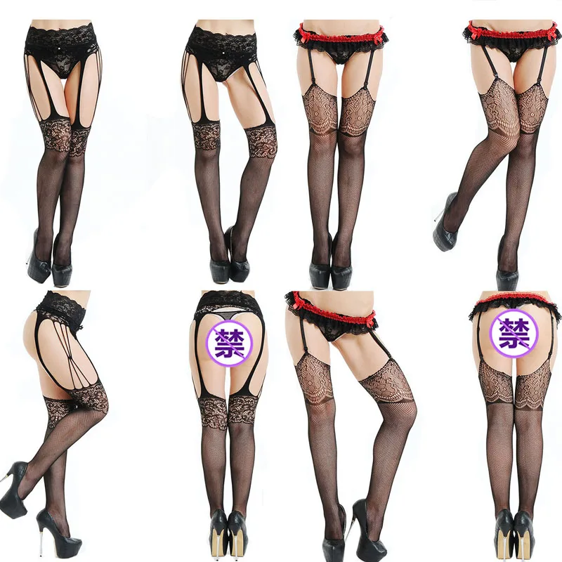 Новые Порно женские пикантные сетчатые чулки колготки Флора бедра открытая