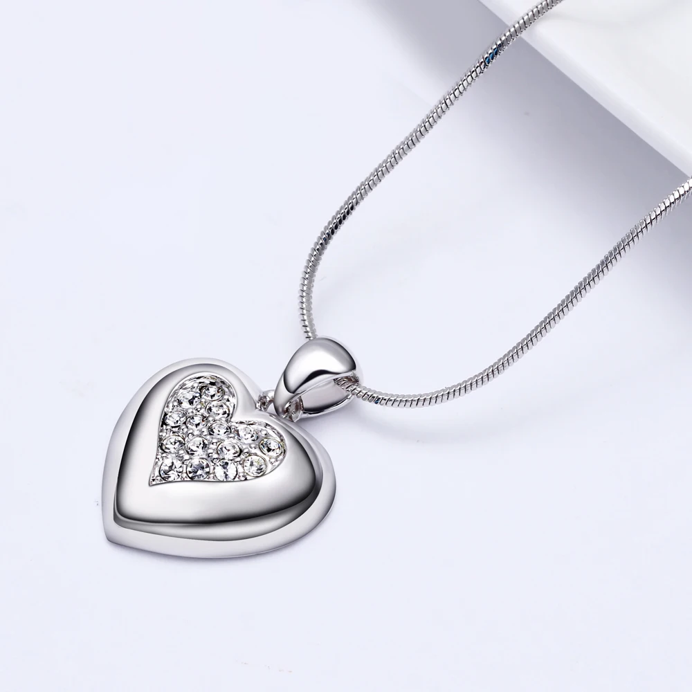 DreamCarnival 1989, распродажа, вечерние ювелирные изделия, parure Bijoux femme, розовые кристаллы, подвеска в виде сердца, ожерелье для женщин, 18N1019