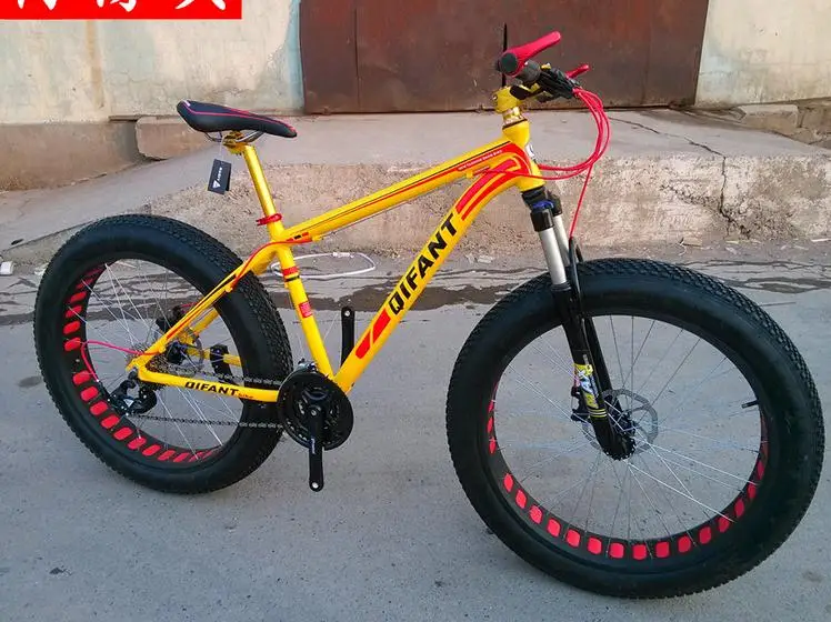 Горный велосипед KALOSSE с колесами 26*4 0 дюйма 21/24/27/30 скорости|bicicleta mountain bike|speed