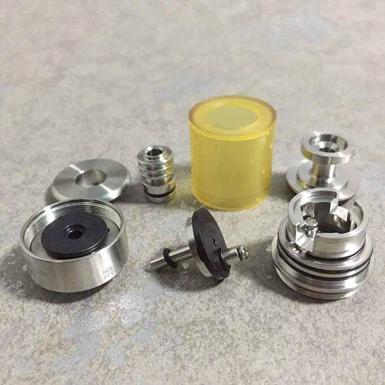 Patibulum стиль 22 мм MTL RTA Vape Танк Ultem PEI одна катушка DIY обслуживаемый испаритель диск