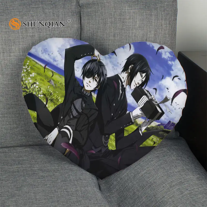 Горячая Распродажа сапоги для косплея Темный дворецкий сердце Форма Наволочка