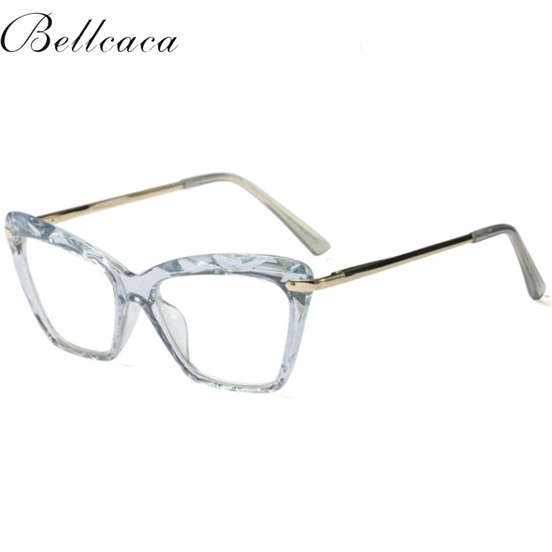 97533 Blue Bellcaca, оптические очки для женщин, новинка, модная оправа по рецепту, очки, прозрачные линзы, квадратные защитные очки, BC825 - Цвет оправы: 97533 Blue