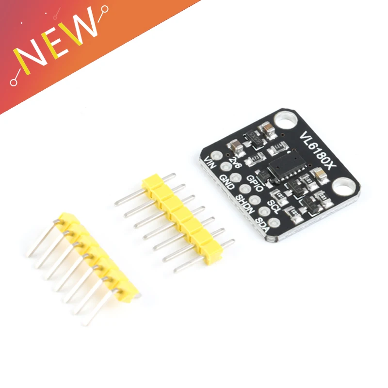 

VL6180 VL6180X Range Finder Optical Ranging Sensor Module for Arduino I2C Interface Board IR Emitter Ambient Light High Accuracy