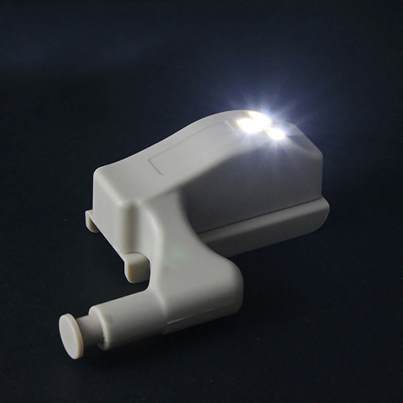 2 шт. светодиодный светильник для шкафа кухни Петля двери автоматически