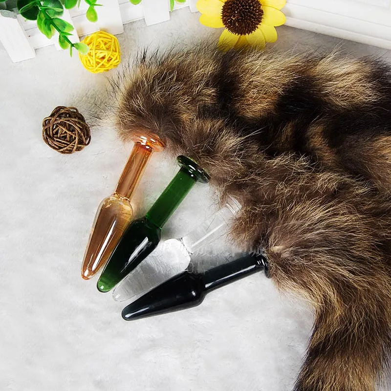 Секс игрушка HUG унисекс анальная пробка с лисьим хвостом секс игрушки для