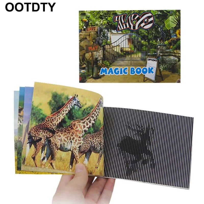 Волшебные движущиеся фотография животных волшебные фокусы реквизит игрушки