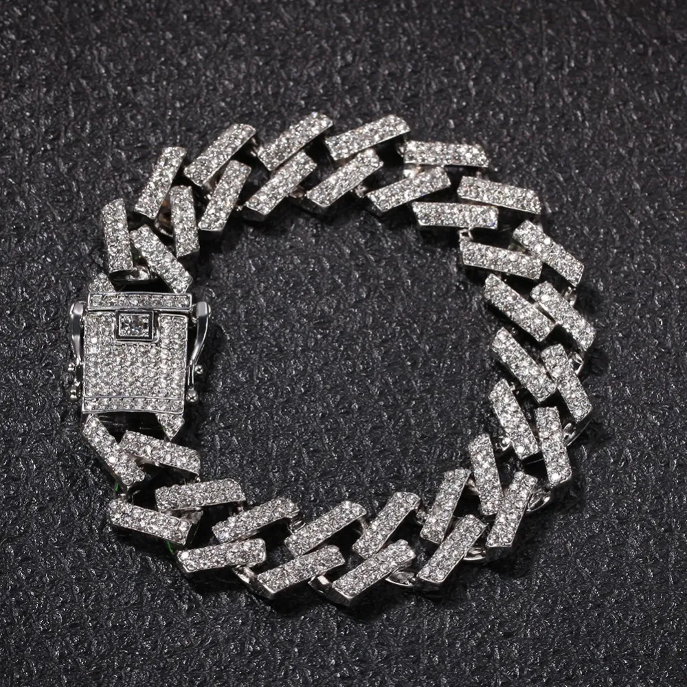 BLING KING двойной цвет браслет Iced Out красные, черные, синие Стразы золотого, серебряного цвета Сплав Мужские и женские хип-хоп ювелирные изделия