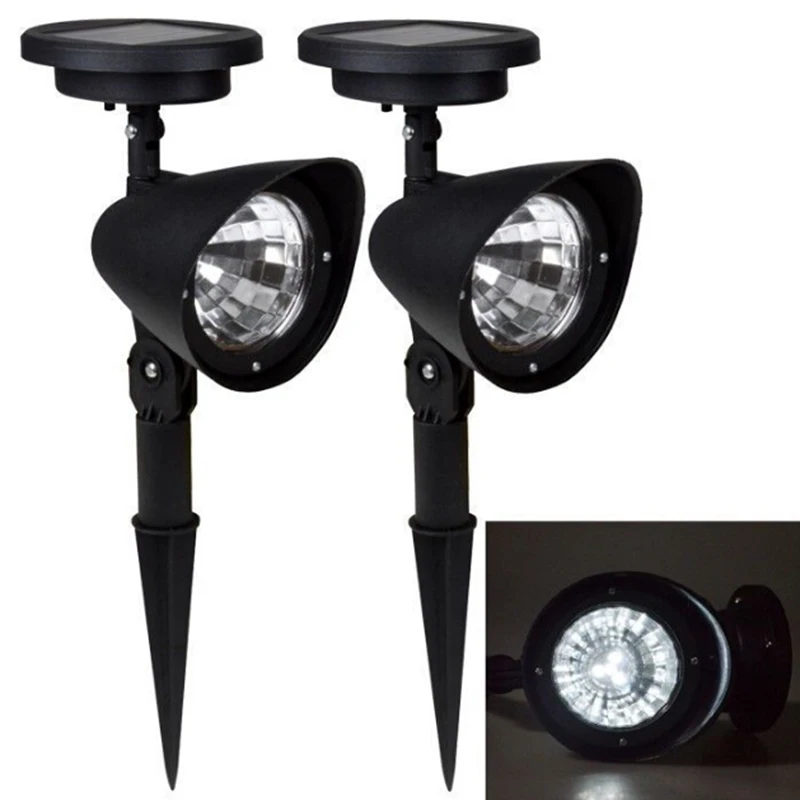 2 шт. Солнечный светодиодный солнечный свет на открытом воздухе (3 светодиода
