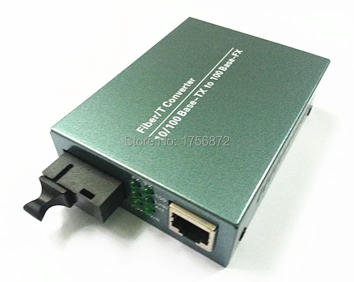 10/100 м Одномодовый однорежимный медиаконвертер megabytes волоконно-оптический