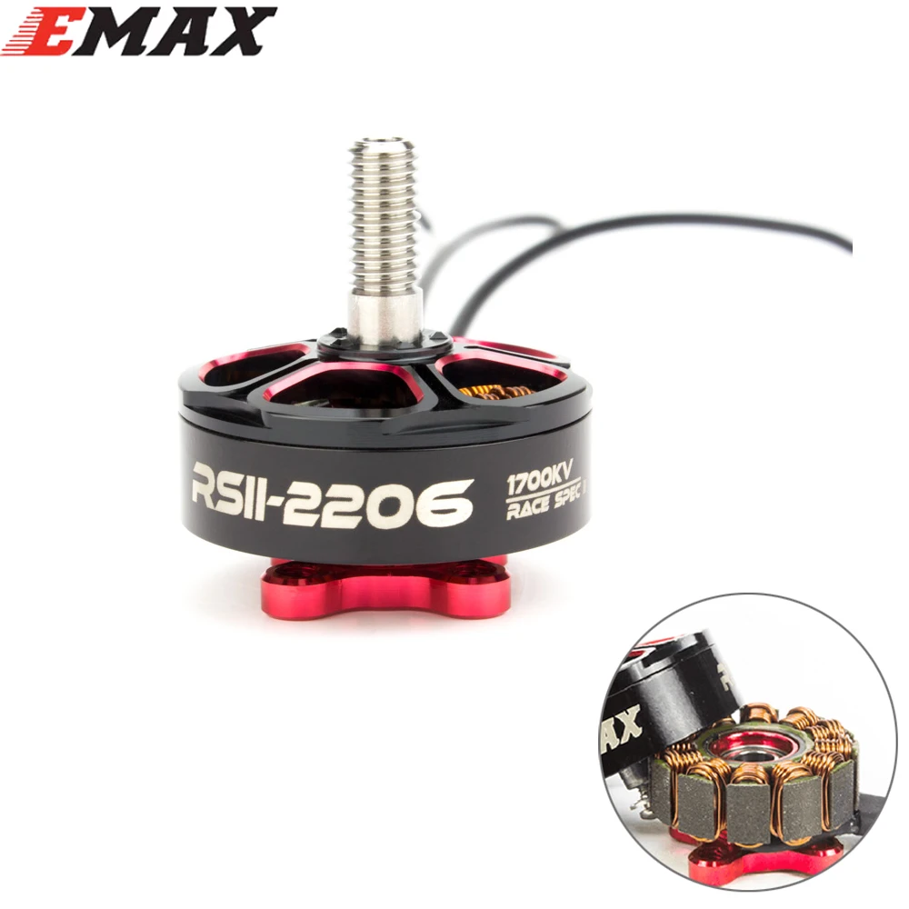 EMAX RSII 2206 1700KV 1900KV 2300KV 2700KV двигатель CW CCW для FPV RACER Quadcopter Kvadrokopter RC Дрон самолет|Детали