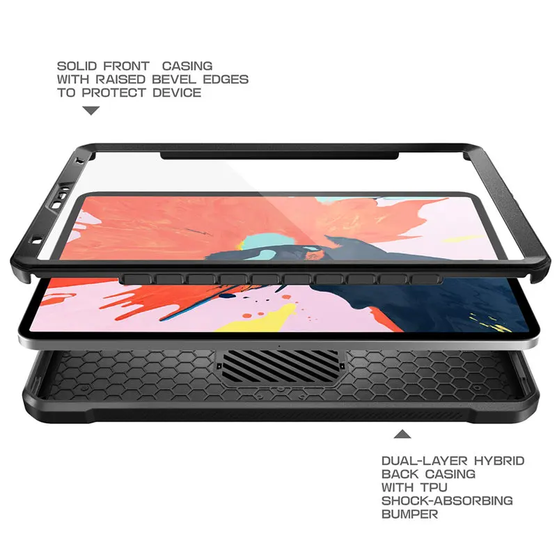 Чехол SUP для iPad Pro 12 9 чехол (2018) UB PRO Прочный со встроенным защитным экраном и