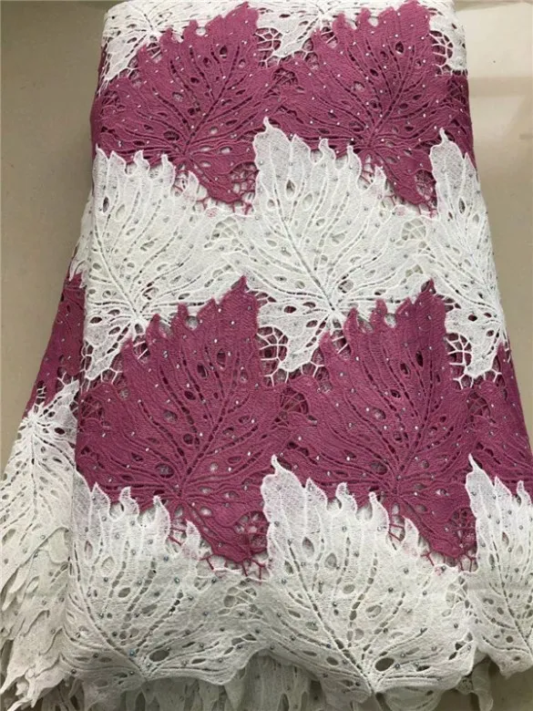 High quality nigerian wedding african lace fabric/100% Cotton lace/guipure cord fabric for party FFYI629 | Дом и сад