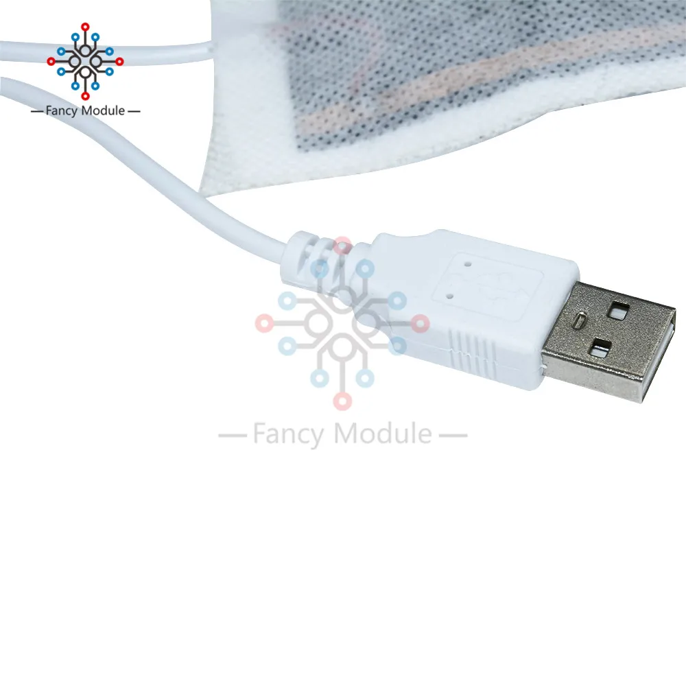 2 шт. одна пара 5 В USB нагревательный элемент пленка нагреватель мягкая гибкая