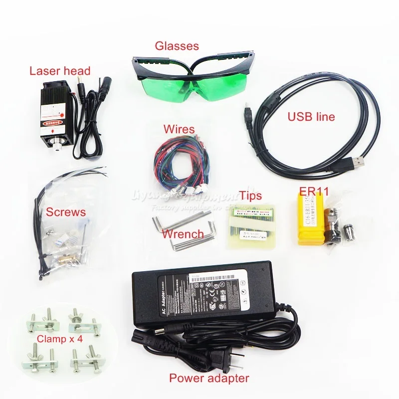 Мини ЧПУ 2417 + 2500 МВт лазерный гравировальный станок Pcb фрезерный для резьбы по