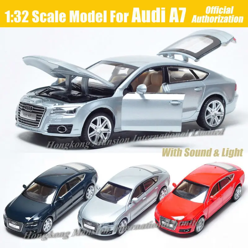 1:32 весы для Audi A7 Sportback роскошных лицензированных литья под давлением