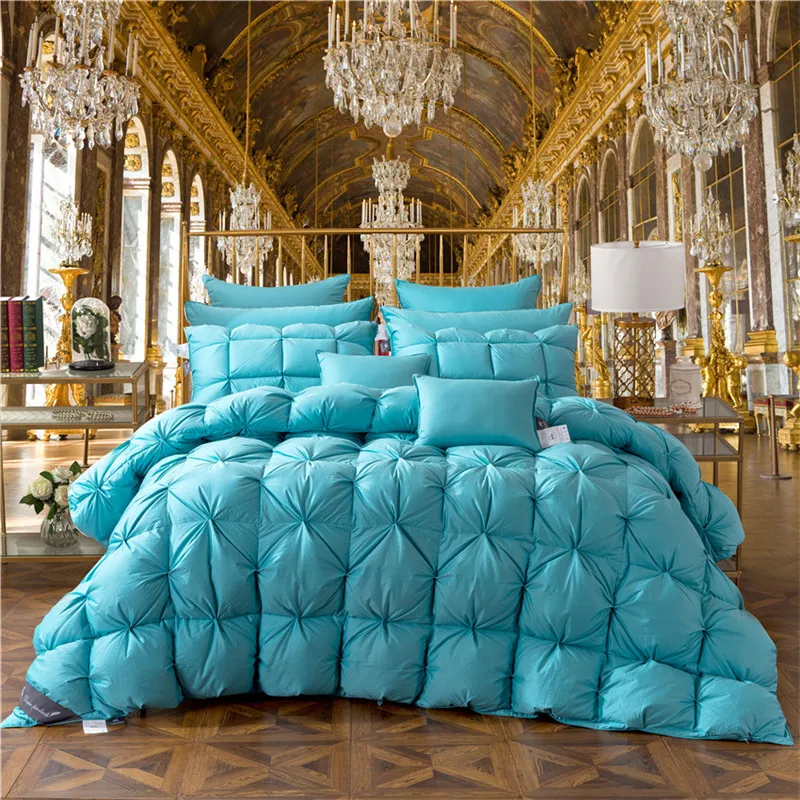 Одеяло King Queen Twin size из 100% гусиного пуха мягкое одеяло постельные принадлежности