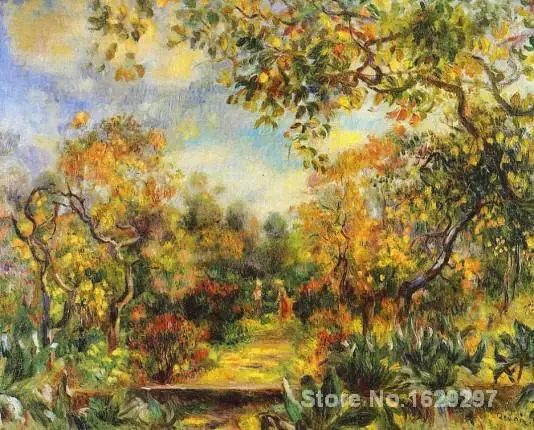 

paintings on canvas Beaulieu Landscape, by Pierre Auguste Renoir Reproduction High Quality Hand-painted