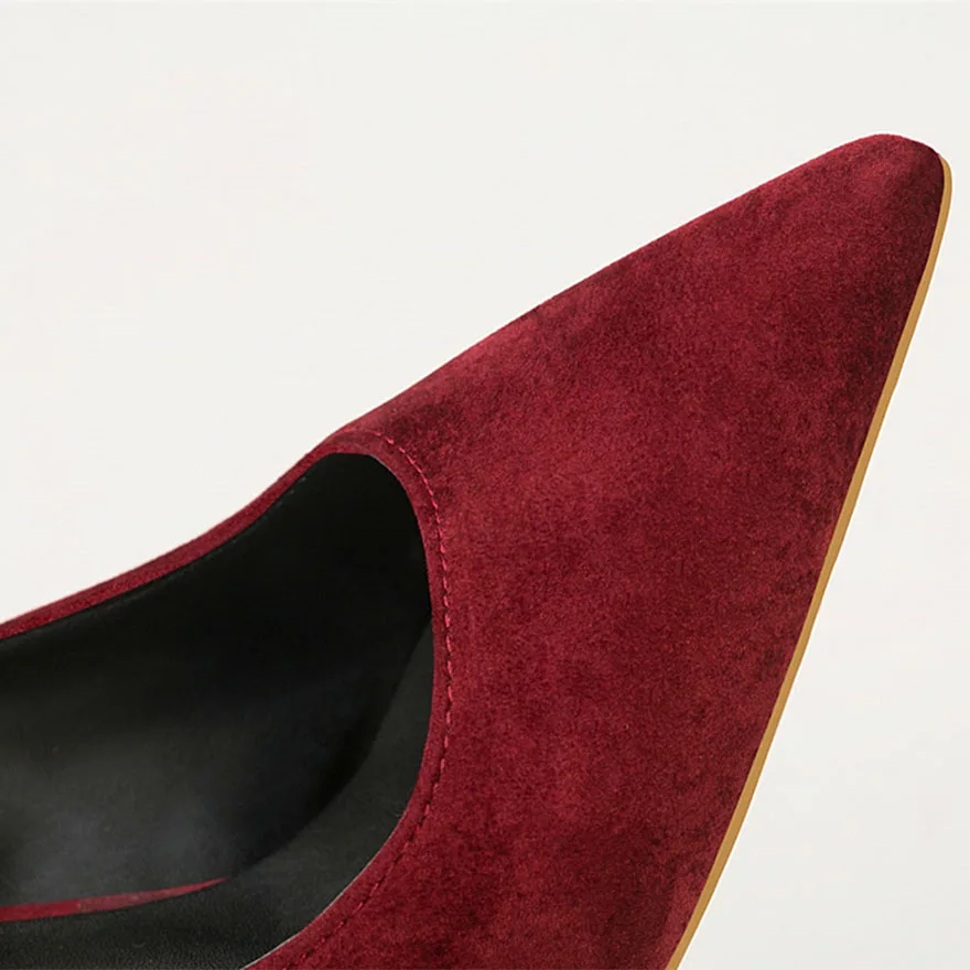 Женские туфли-лодочки на высоком каблуке с острым носком 3 цвета | Обувь
