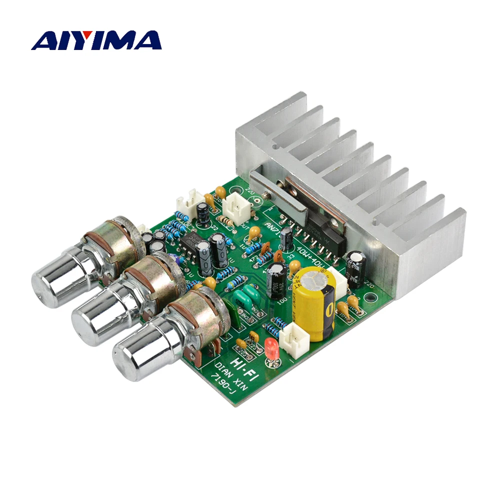 AIYIMA 12 В мощность усилители домашние доска 50 Вт * 2 hi fi стерео двухканальный АУДИО
