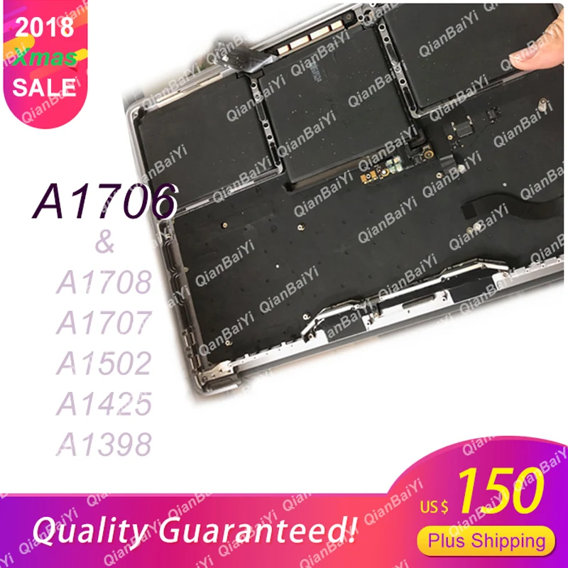 Оригинальный чехол для MacBook Pro 13 &quotA1706 95% новый с батареей и трекпадом 2016 2017 661 05334