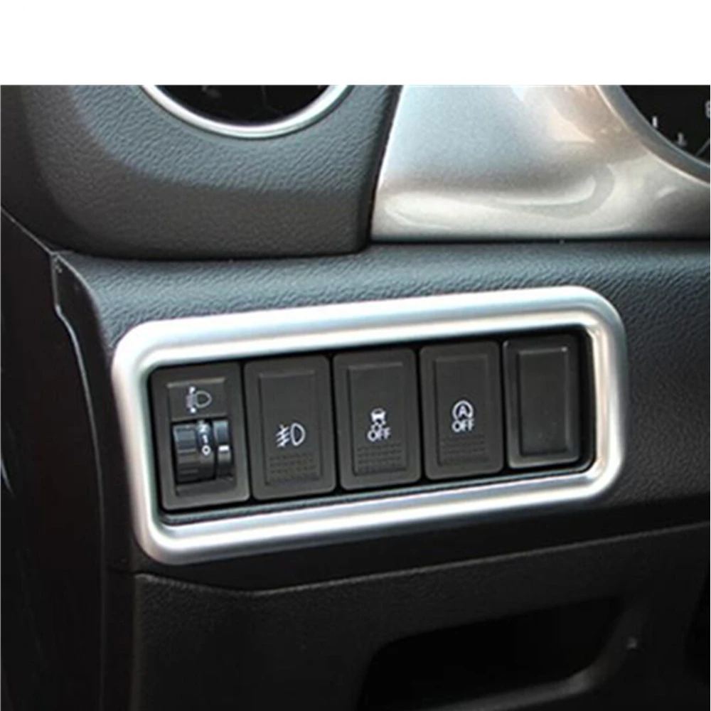 Для Suzuki Vitara 2016 2017 2018 2019 автомобильный детектор Стик ABS Хромированная передняя