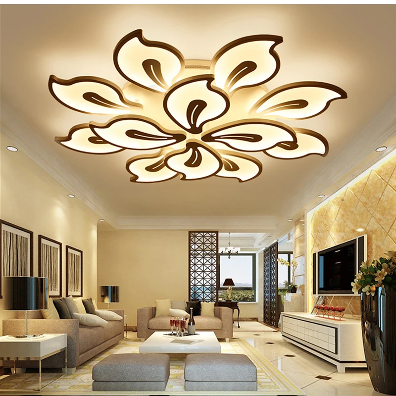 Светодиодная Люстра для гостиной и спальни домашняя лампа современный