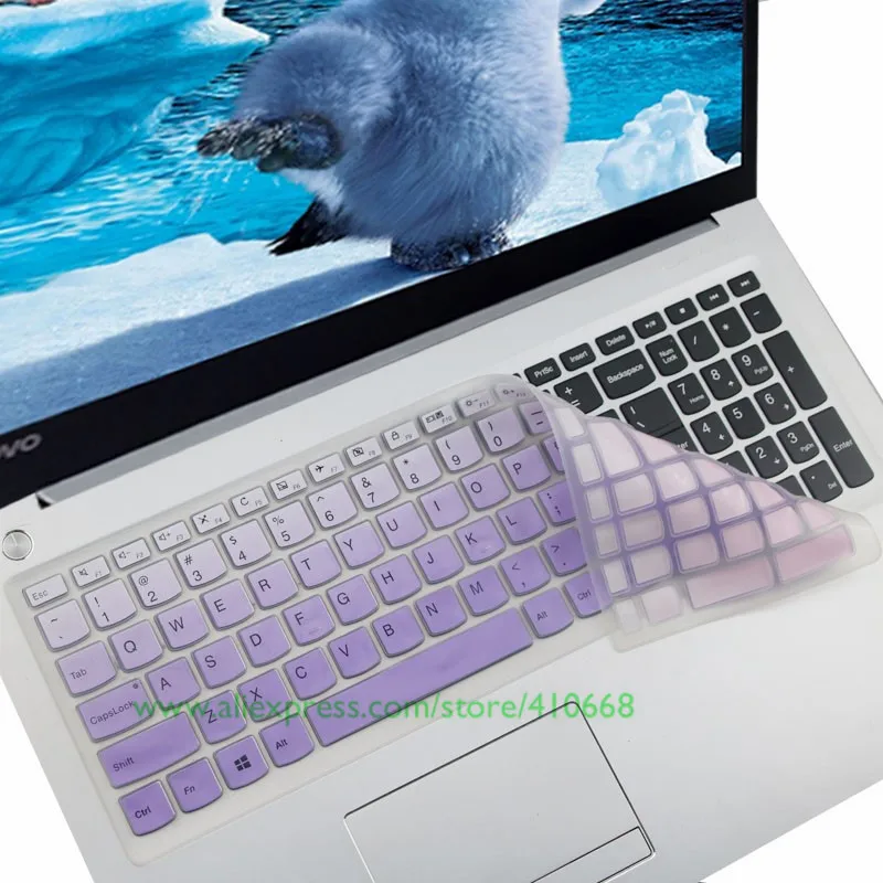 Силиконовый защитный чехол для клавиатуры 15,6 дюймов для lenovo Ideapad 300 17 300-17 700 700-15 700-17 500S-15 Idea pad 700-15ISK