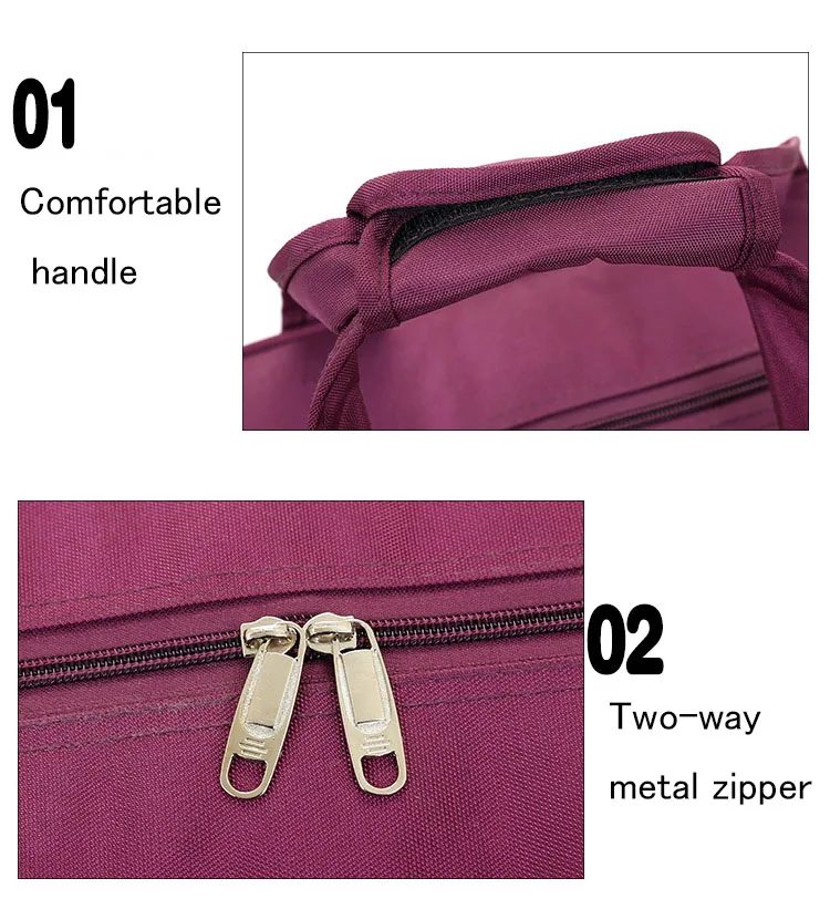 Women Waterproof High Capacity Travel Bag Thick Style Rolling Suitcase Trolley Luggage Lady Men Travel Bags Suitcase with Wheels