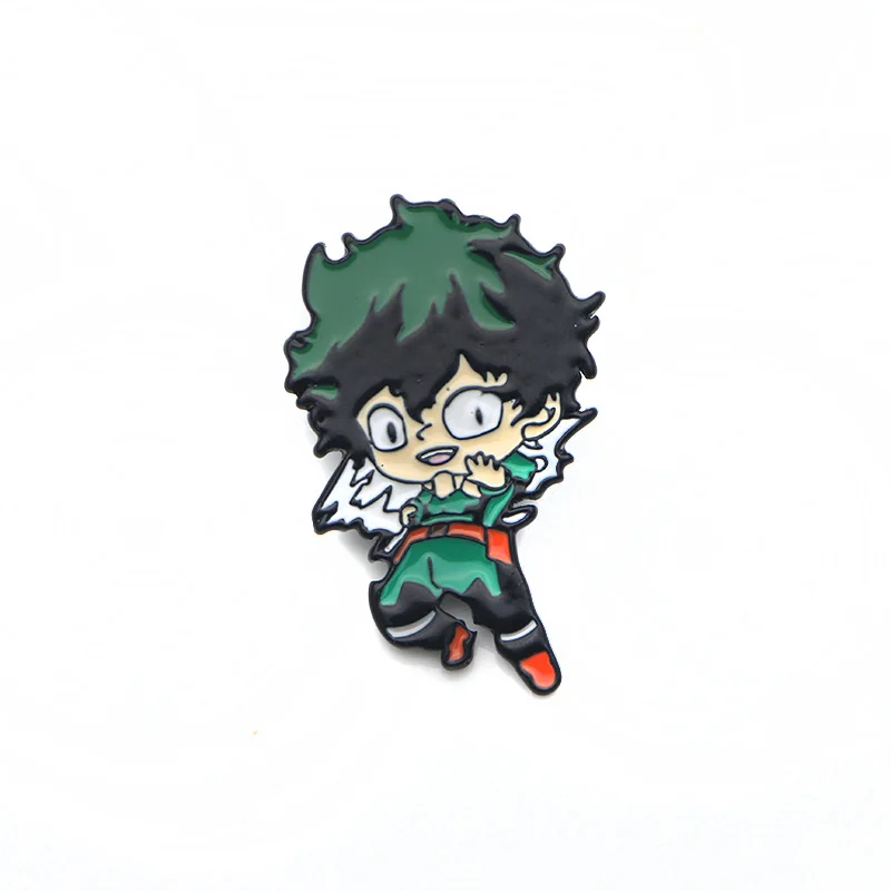 P1662 Dongmanli 20 шт./партия Аниме Boku No Hero Academy My Hero Academy металлические эмалированные булавки броши на булавке значок для фанатов подарок - Окраска металла: 2