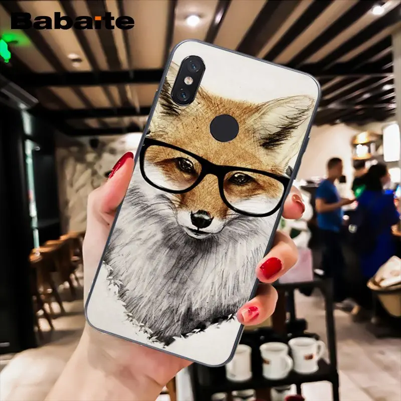 A10 Babaite лиса в осенние листья лес спящий чехол для телефона для Xiaomi MiA1 A2 lite F1 Redmi 6A 4X 5Plus S2 Note7 Redmi Note4 - Цвет: A10