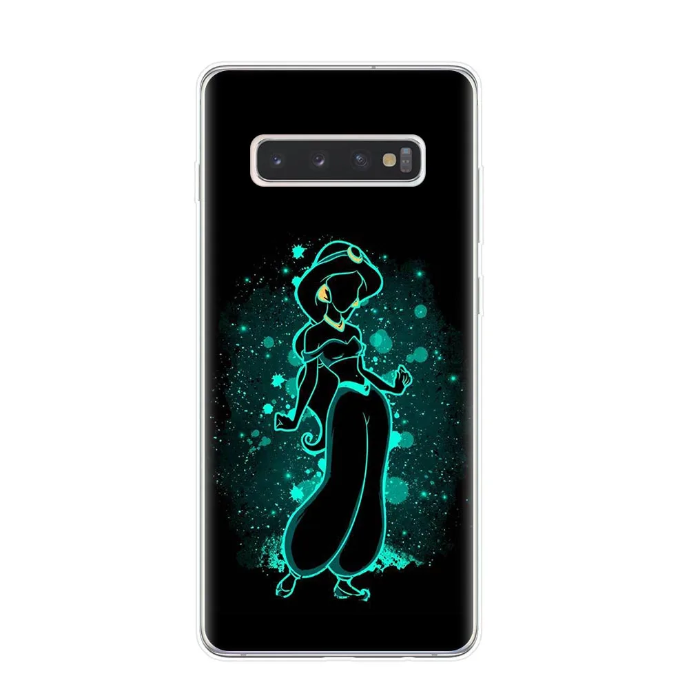 Милый чехол Белоснежка Алиса Русалочка Ститч Бэмби для samsung Galaxy S6 S7 Edge S8 S9 S10 Plus Lite 5G S10E TPU чехол для телефона