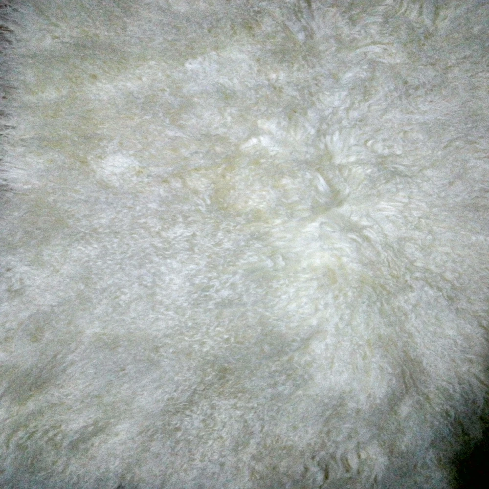 Основной натуральный монгольский меховой ковер из овечьей шерсти напольный