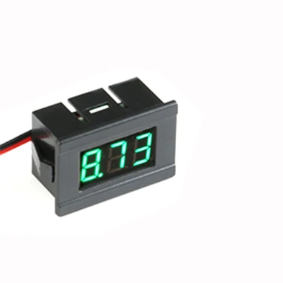 Green 0.36in DC 4,5 V постоянного тока до 30V 2 провода Мини цифровой вольтметр светодиодный Дисплей Напряжение измерительный прибор для тестирования автомобиля мотоцикла и Батарея to Cart - Цвет: Green