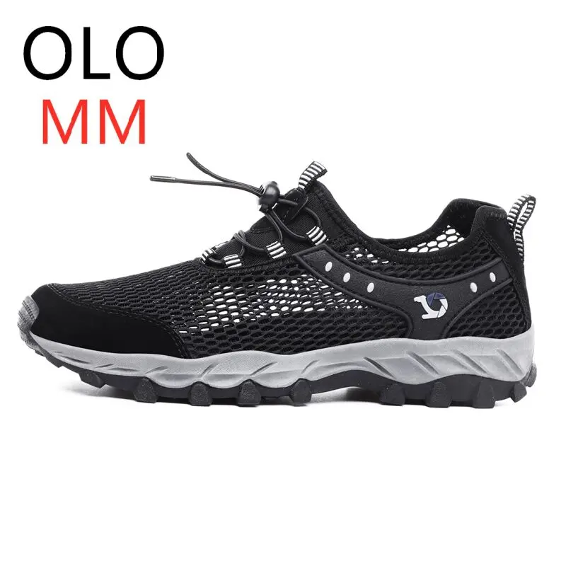 OLOMM Cow Genuine Leather Sandals Outdoor Summer Men Shoes Breathable Casual Footwear Walking Beach Size 47 | Обувь