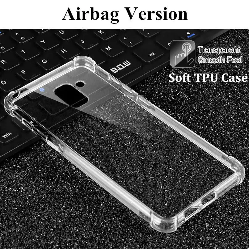 Clear TPU Case Полный противоударный защитный чехол-подставка для samsung Galaxy A5 A3 A7 Plus, чехол для телефона для samsung J5 J7 Note 9 8 S8 S9, чехол - Color: Clear TPU Case
