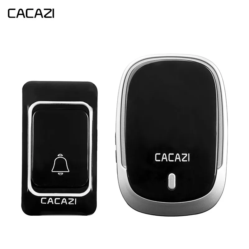 Умный домашний дверной звонок CACAZI высокое качество 300 м пульт дистанционного