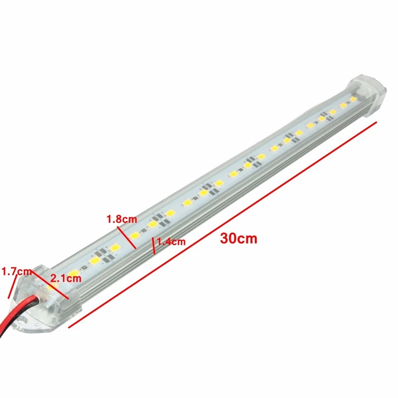 Дневные ходовые огни для автомобиля 12 В 30 см 5630 SMD световая полоса салона фургон