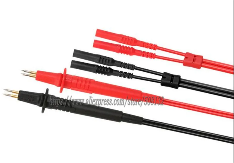 Флуоресцентные измерительные выводы с четырьмя проводами используются для UT620A